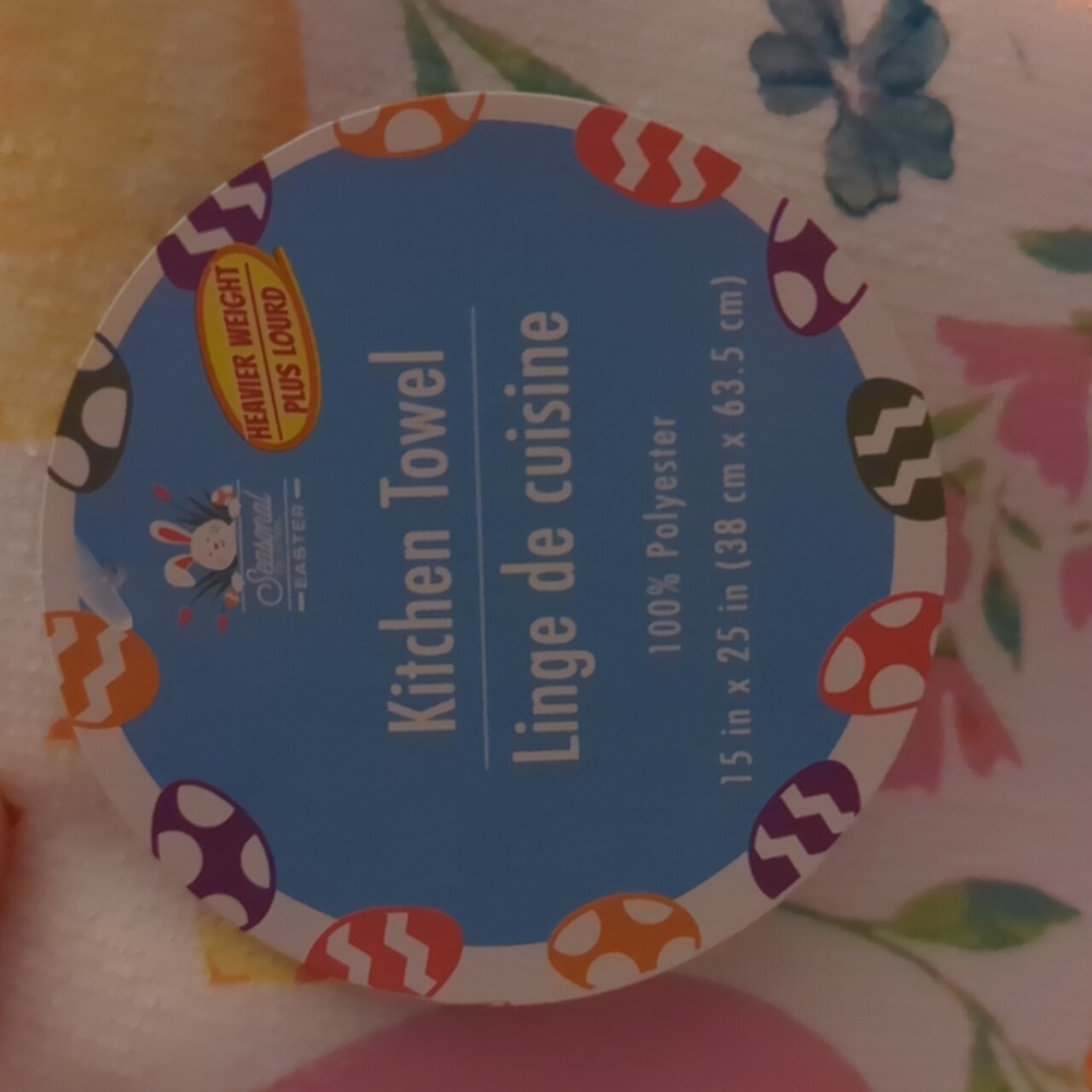 Easter Spring Kitchen Towel - Picture 2 of 2